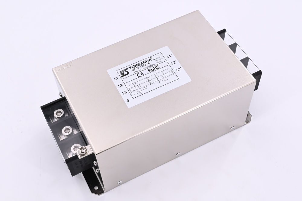 Three phase high current series filter