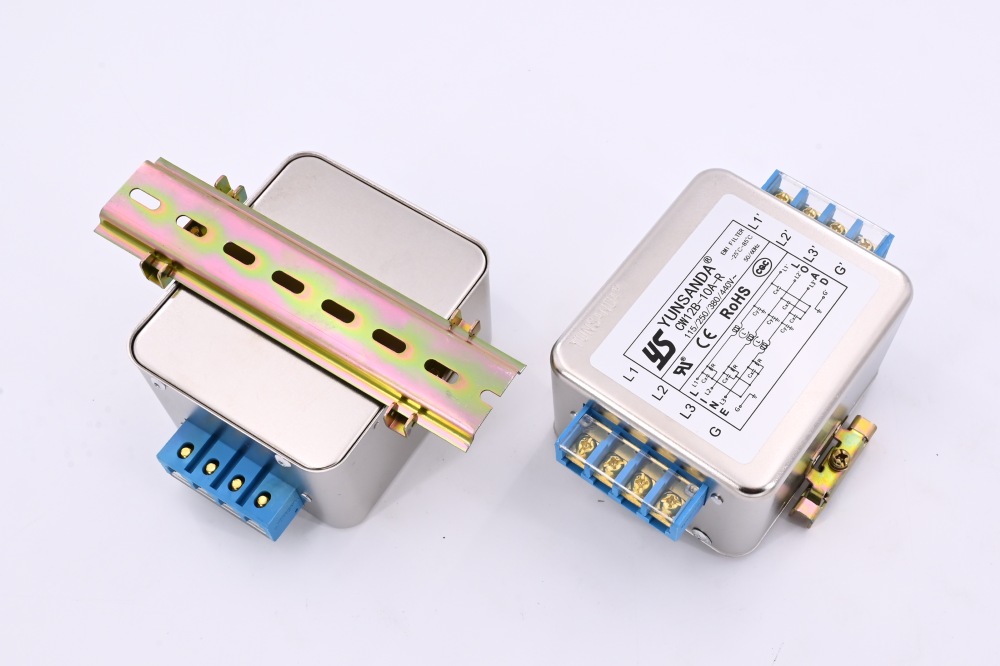 Three phase 12B/Q1BR series filters